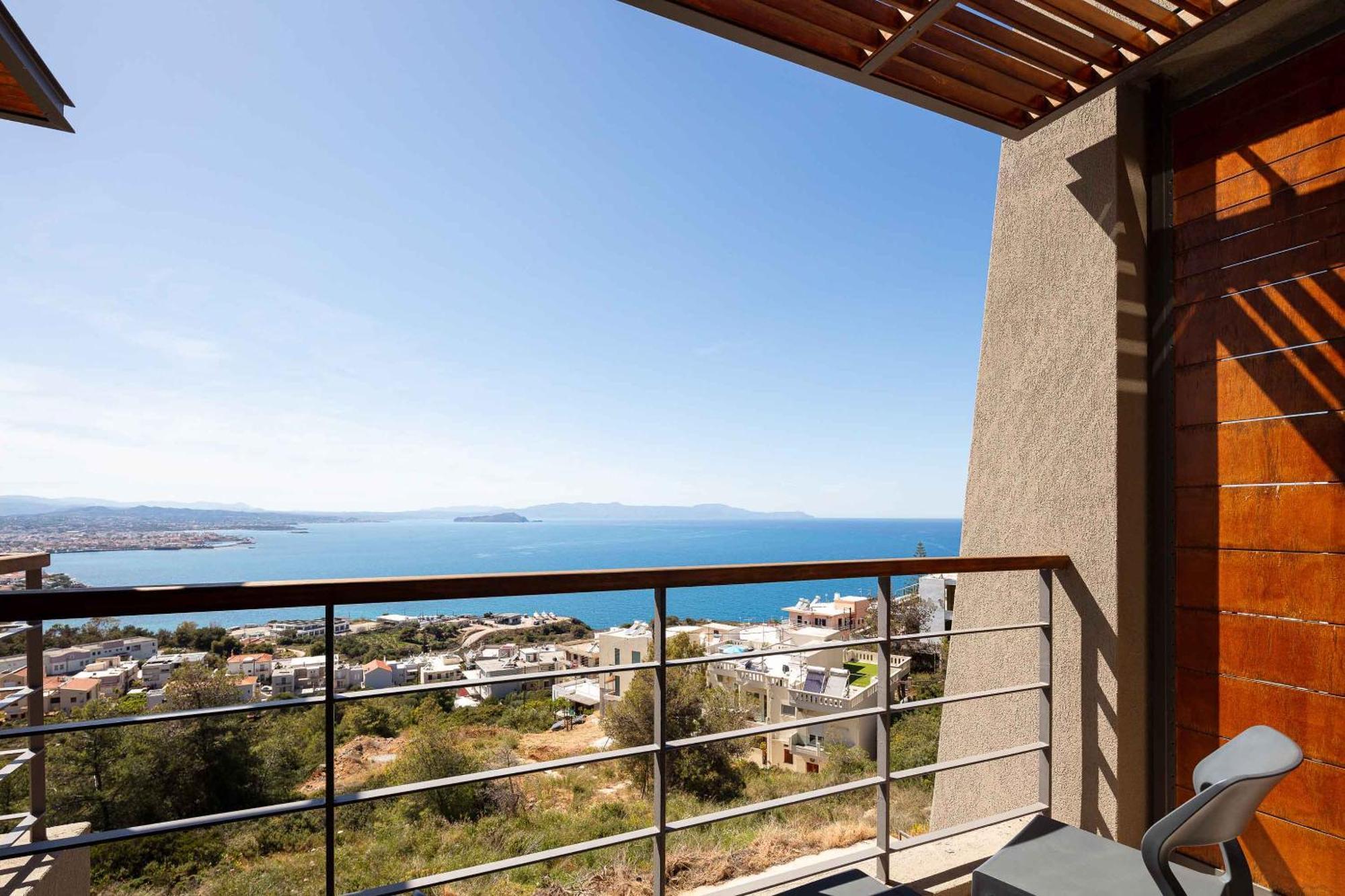 Omnia Luxury Villas - "Heated" Pools & Breathtaking Seaviews! 干尼亞 外观 照片