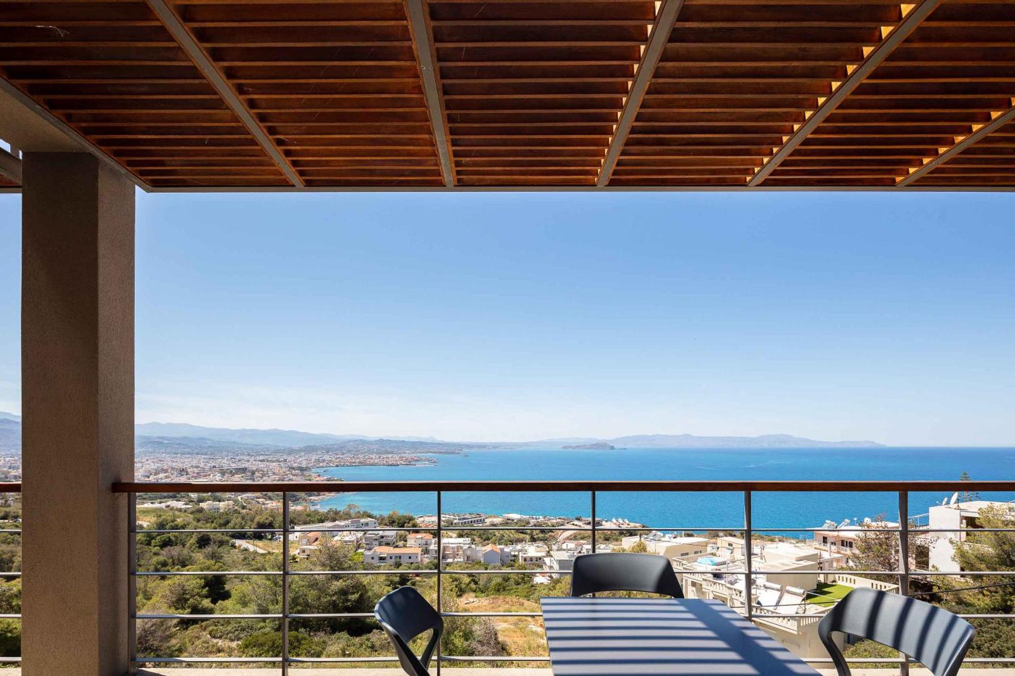 Omnia Luxury Villas - "Heated" Pools & Breathtaking Seaviews! 干尼亞 外观 照片