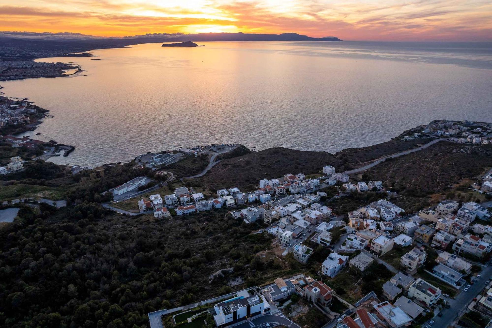 Omnia Luxury Villas - "Heated" Pools & Breathtaking Seaviews! 干尼亞 外观 照片