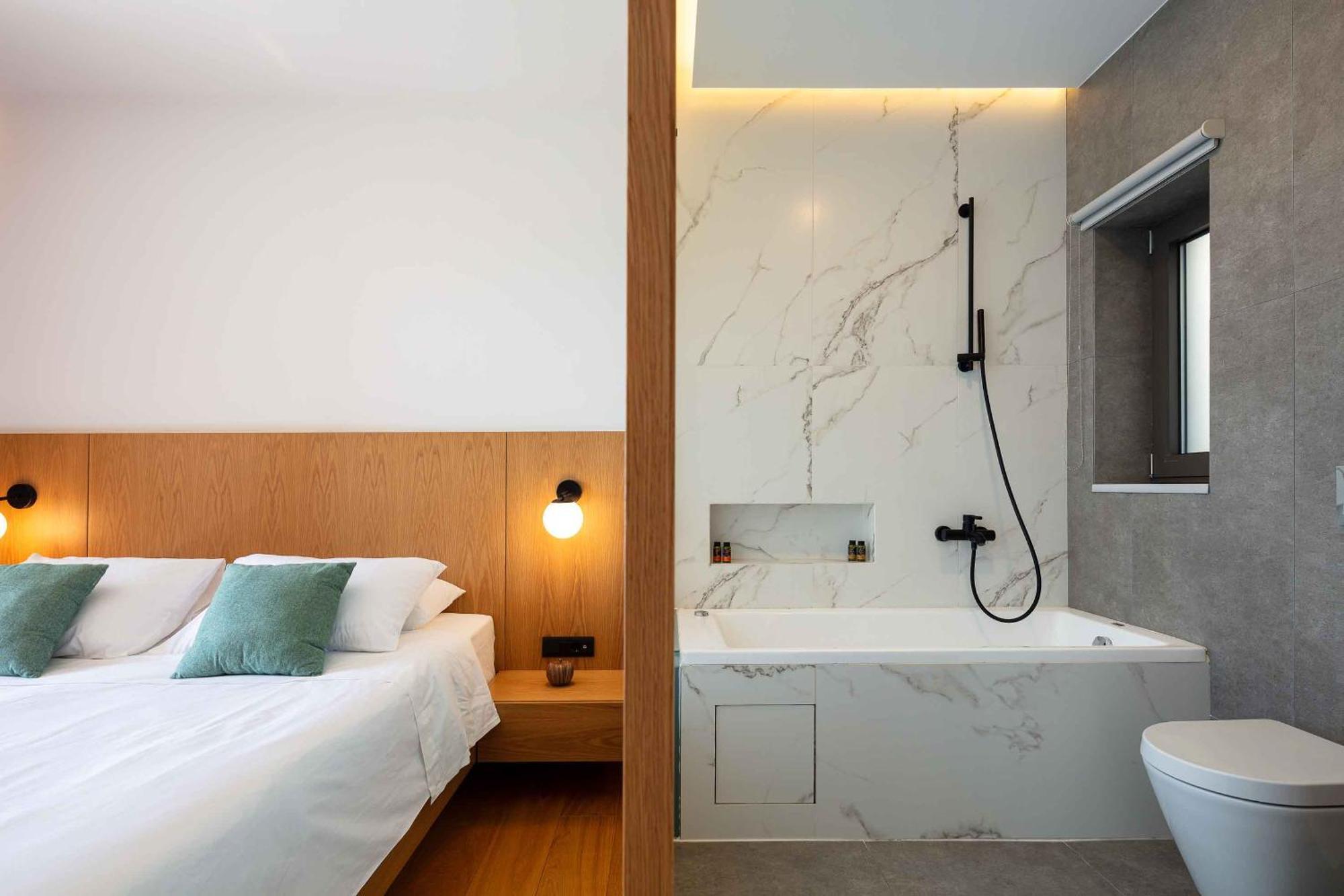 Omnia Luxury Villas - "Heated" Pools & Breathtaking Seaviews! 干尼亞 外观 照片