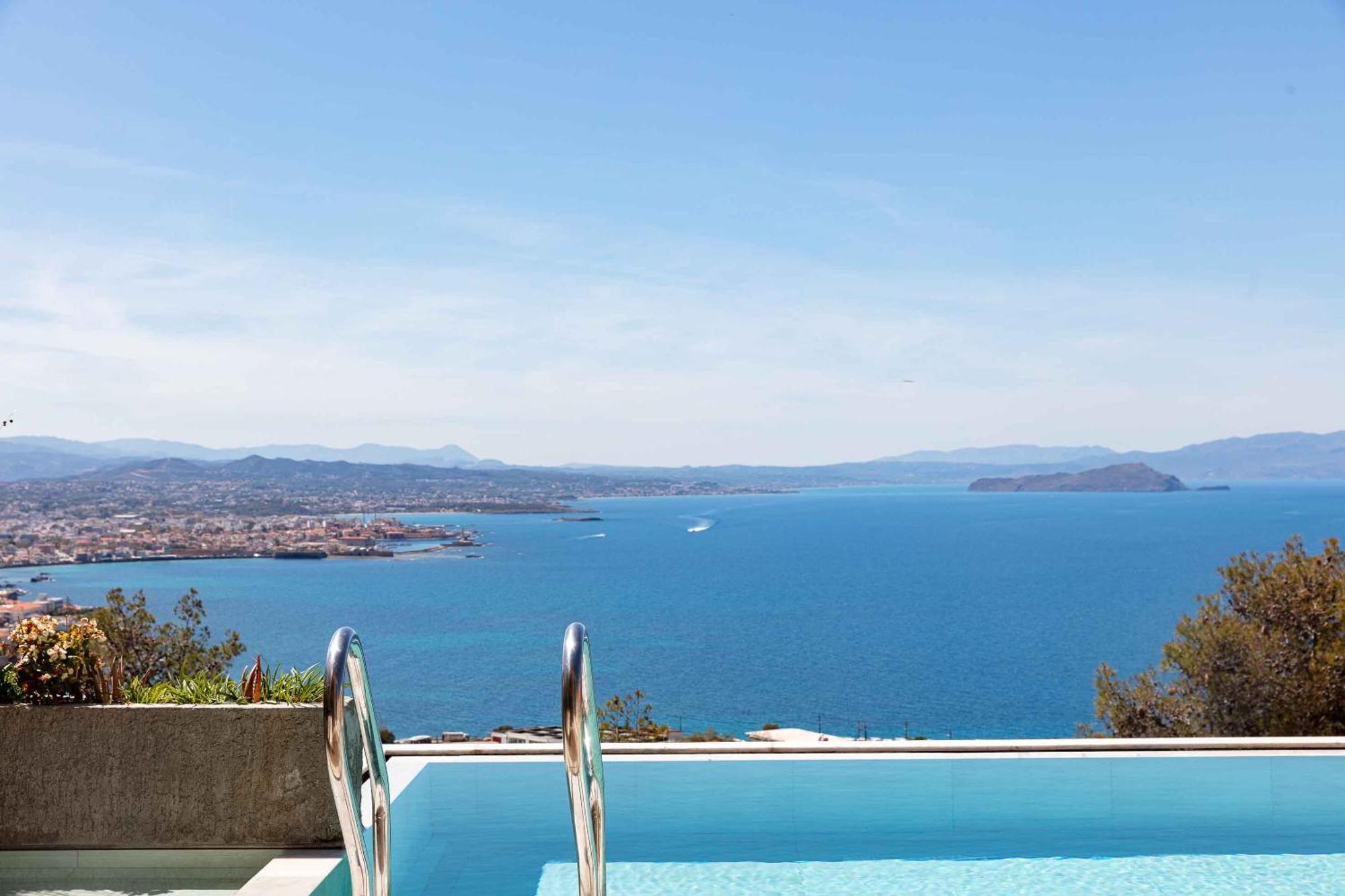Omnia Luxury Villas - "Heated" Pools & Breathtaking Seaviews! 干尼亞 外观 照片