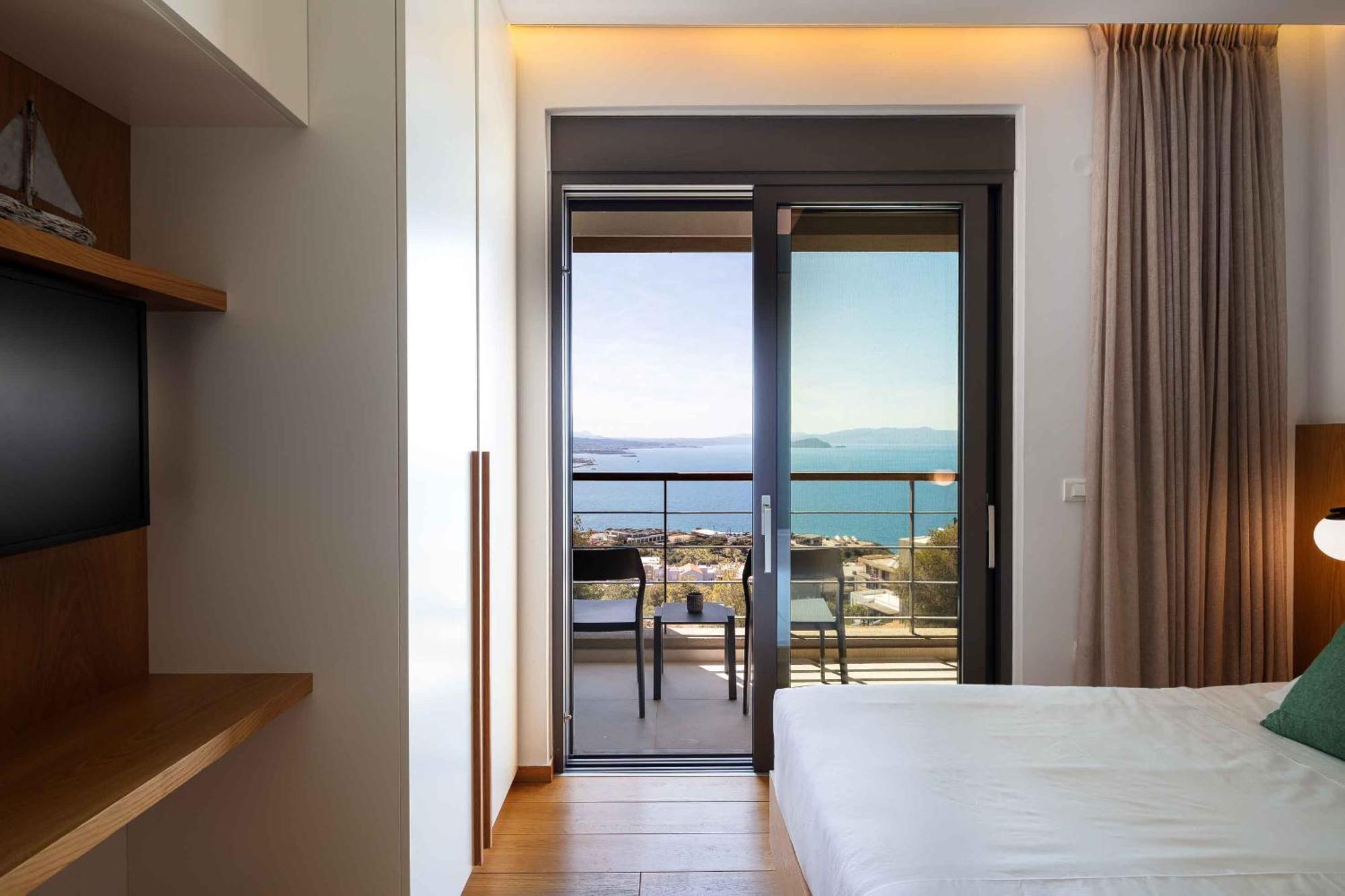 Omnia Luxury Villas - "Heated" Pools & Breathtaking Seaviews! 干尼亞 客房 照片